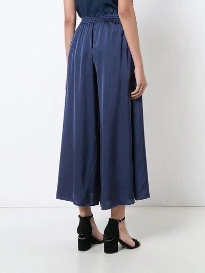 Shop Just Female Wide-leg Cropped Trousers