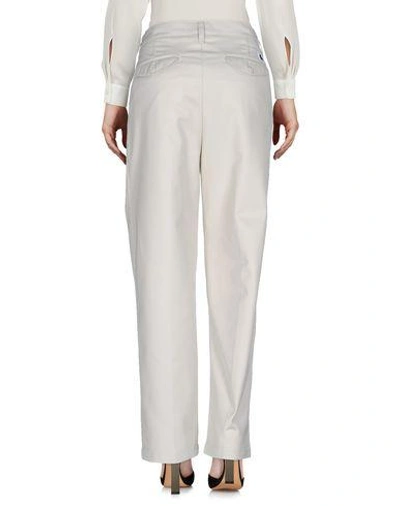 Shop Carhartt Casual Pants In Light Grey