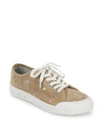 Rag & Bone Embroidered Standard Issue Sneaker In Dune Taupe/multi