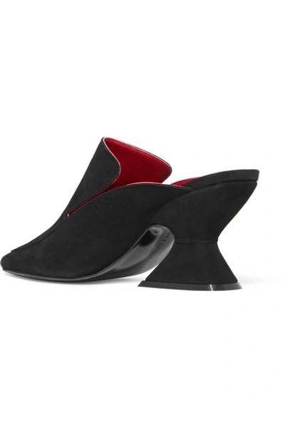 Shop Dorateymur Suede Mules In Black