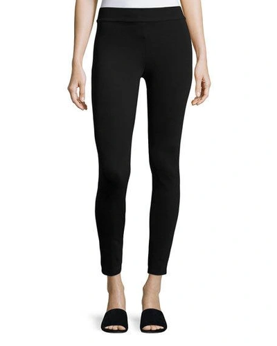 Vince Stitch Back-seam Legging, Black