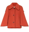 CHLOÉ WOOL CAPE JACKET WITH ADJUSTABLE SLEEVES,P00254393-4