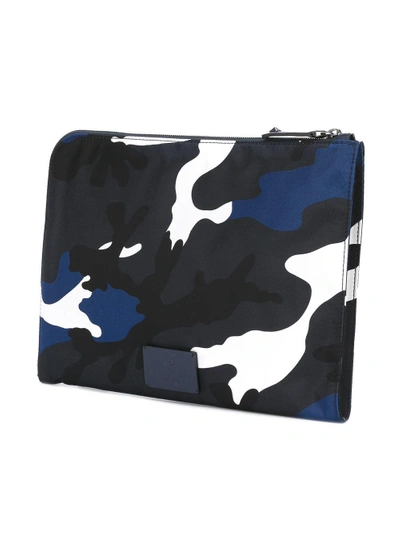 Shop Valentino Camouflage Print Pouch