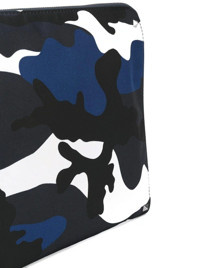 Shop Valentino Camouflage Print Pouch