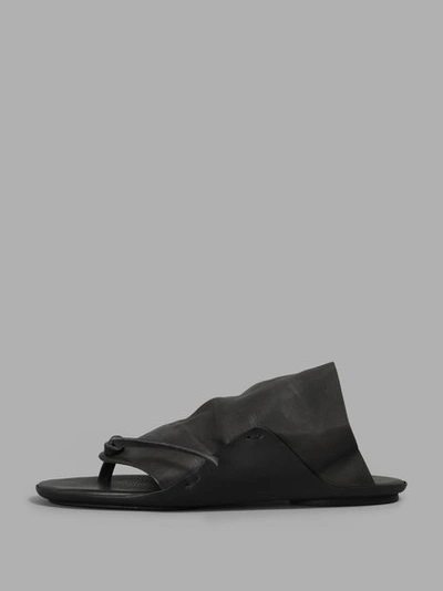 Uma Wang Uwa Wang Women's Black Slip On Sandals