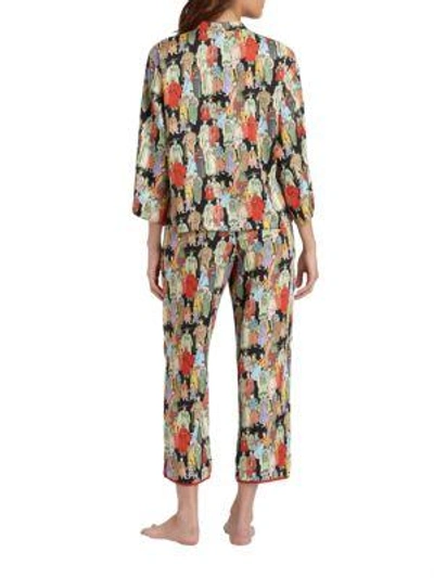 Shop Natori Women's Dynasty Pajamas In Neutral