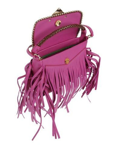 Shop Sara Battaglia Handbags In Mauve