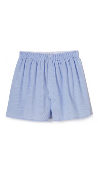 Sunspel Classic Boxer Shorts In Blue