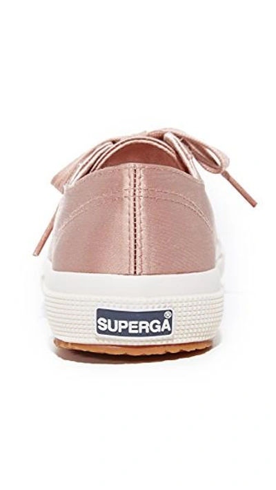 Shop Superga 2750 Satin Classic Sneakers In Blush