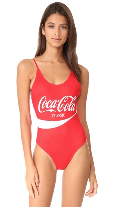 Chaser Coca Cola Classic One Piece In Cardinal