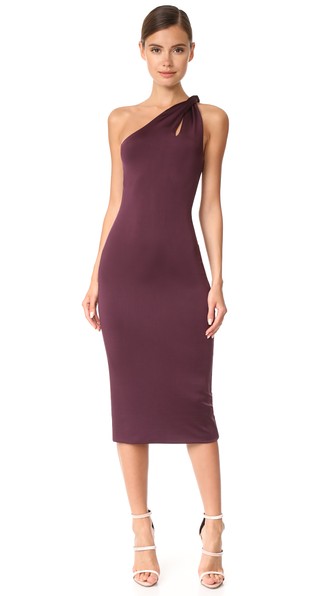 cushnie one shoulder dress