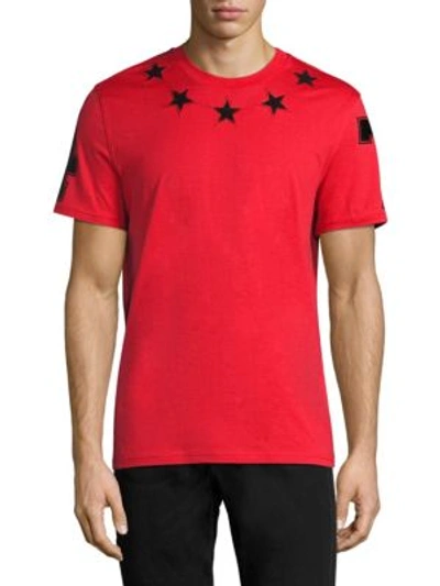 Givenchy Cuban Star Tee In Red