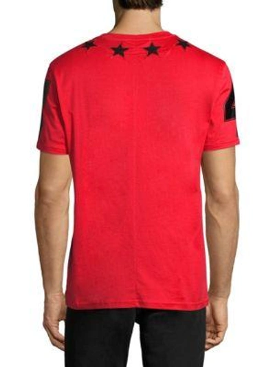 Shop Givenchy Cuban Star Tee In Red