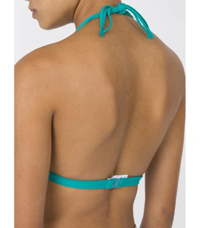 Shop Eres Blue 'passiflore' Triangle Bikini Top