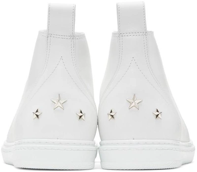 Shop Jimmy Choo White Star Colt High-top Sneakers