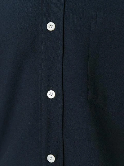 Shop Ami Alexandre Mattiussi Button-down Shirt In Blue