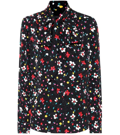 Shop Marc Jacobs Printed Silk Blouse