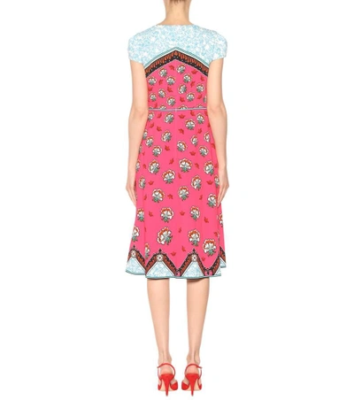 Shop Mary Katrantzou Osmond Printed Dress In Pink