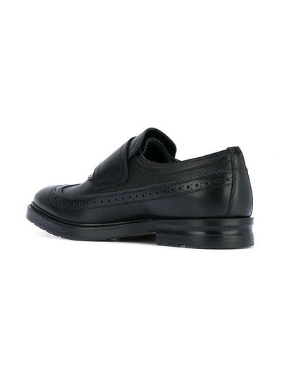 Shop Alexander Mcqueen Three Strap Monk Shoes In Black