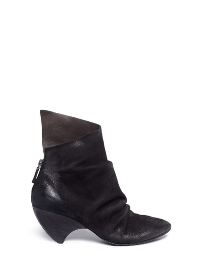 Shop Marsèll 'livelina' Slouchy Deer Leather Ankle Boots