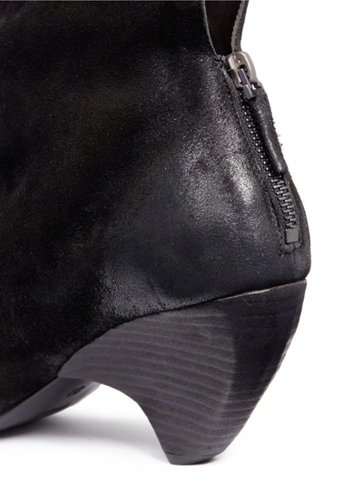 Shop Marsèll 'livelina' Slouchy Deer Leather Ankle Boots