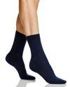 Falke Cosy Mid-calf Socks In Dark Navy