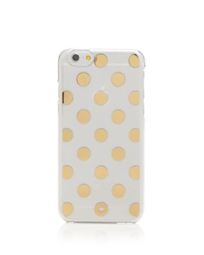 Shop Kate Spade Le Pavillion Clear Iphone 6/6s Case In Clear/gold