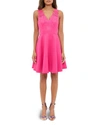 TED BAKER Taliia Embroidered Skater Dress,2431039FUSCHIA