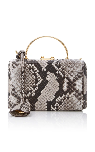 Mark Cross Python Mini Grace Box Bag