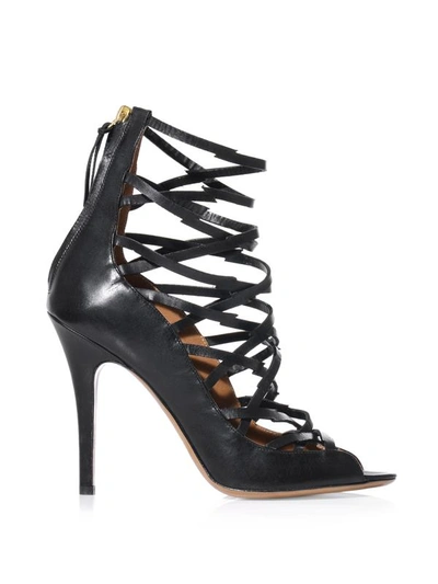 Isabel Marant Paw Strappy High-heel Sandals In Black