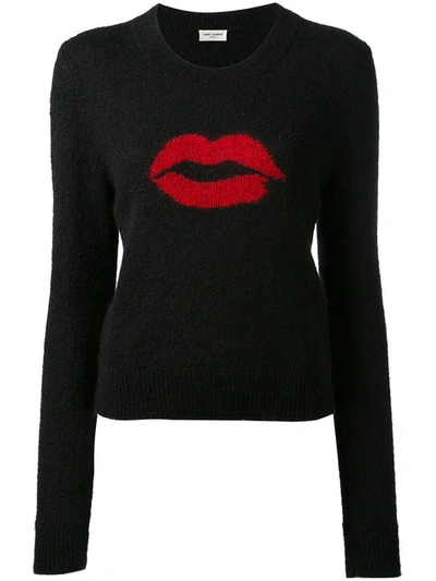 Shop Saint Laurent Slow Kissing Sweater - Black