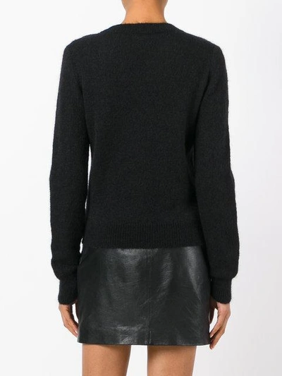 Shop Saint Laurent Slow Kissing Sweater - Black
