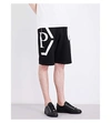 PHILIPP PLEIN Okami cotton-jersey shorts