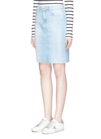 Shop L'agent 'montecito' High Waist Denim Skirt