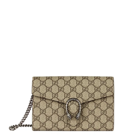 Shop Gucci Dionysus Chain Wallet Bag In Red
