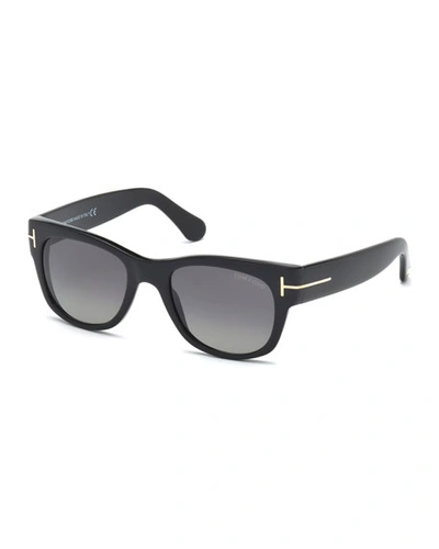 Tom Ford Cary Polarized Sunglasses, Black