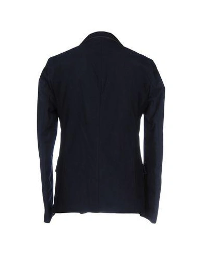 Shop Emporio Armani Down Jackets In Dark Blue