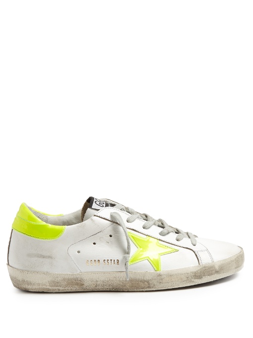 golden goose neon yellow
