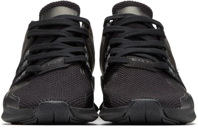 Shop Adidas Originals Black Eqt Support Adv Sneakers