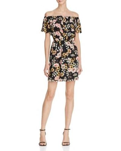 Cupcakes And Cashmere Trenton Everly Floral Dress In Black