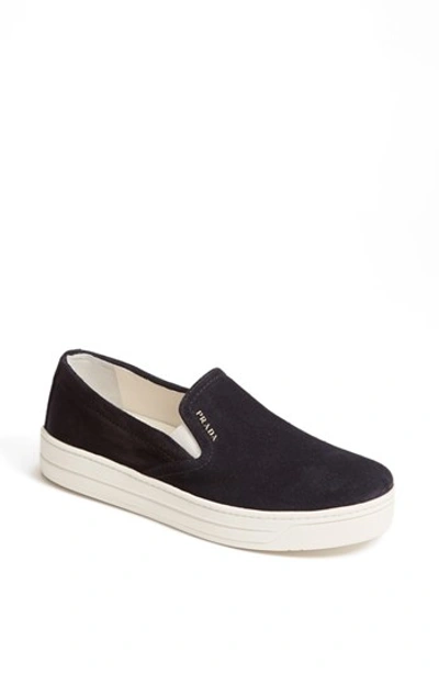 Prada Slip-on Sneaker (women) In Nero