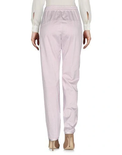 Shop Dries Van Noten Casual Pants In Lilac