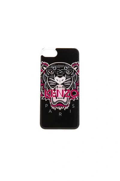 Shop Kenzo Tiger Head Iphone 7 Case In Black