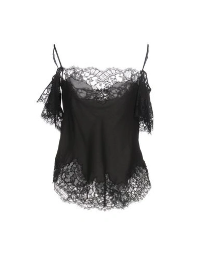 Givenchy Lace Shirts & Blouses In Black