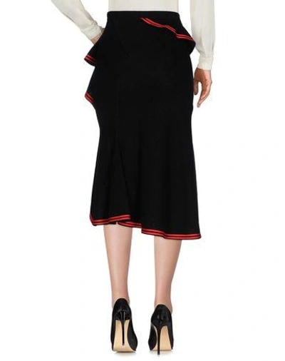 Shop Givenchy 3/4 Length Skirts In Black