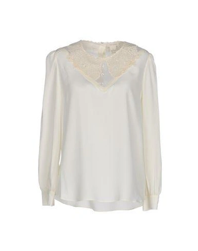 Shop Marc Jacobs Blouse In Ivory
