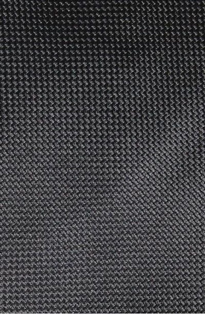 Shop Ermenegildo Zegna Geometric Silk Tie In Black