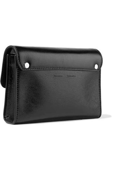 Shop Proenza Schouler Ps11 Mini Leather Shoulder Bag In Black