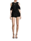 ALICE MCCALL You're Young So Have Fun Cold Shoulder Romper