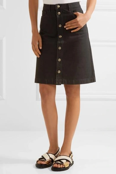 Shop Apc Therese Denim Skirt